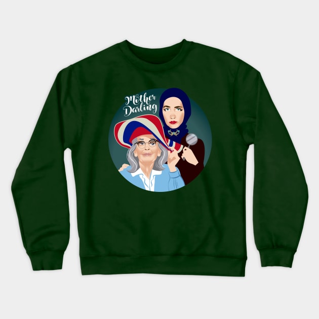 Mother Darling Crewneck Sweatshirt by AlejandroMogolloArt